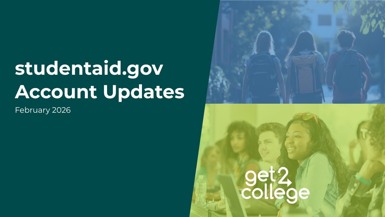 studentaid.gov Account Creation Updates