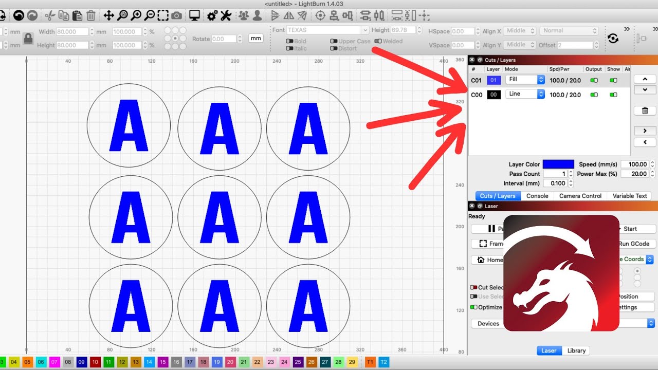 How to Order Layers in Lightburn