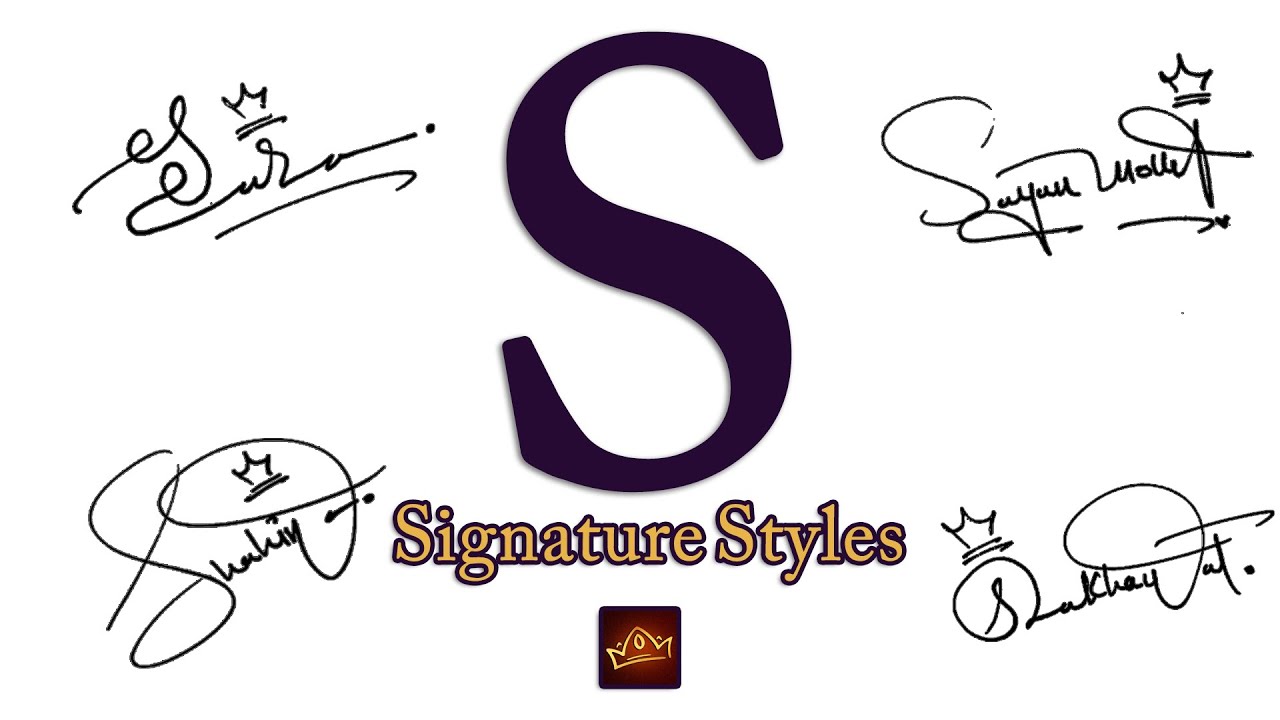S signature Styles | Signature for my Name Start with S | Signature Style of S