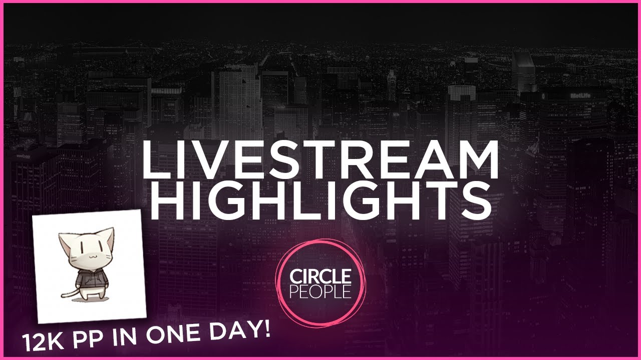 osu! Livestream Highlights | WhiteCat Gets Unbanned & Gains OVER 12K PP! | Cookiezi God Mode?!
