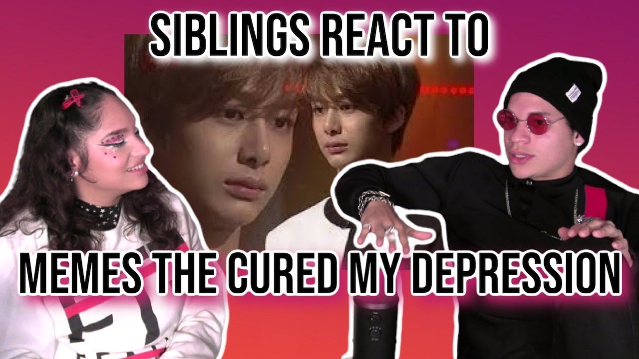 Siblings react to KPOP vines/videos that cured my depression😂🙃 | REACTION