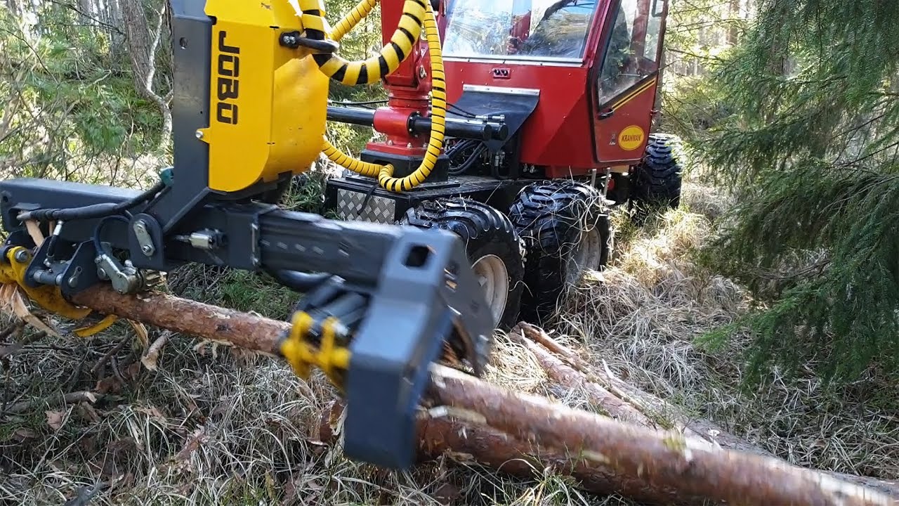 Kranman 620S - Full genomgång av gallringsskördaren för skogsägaren