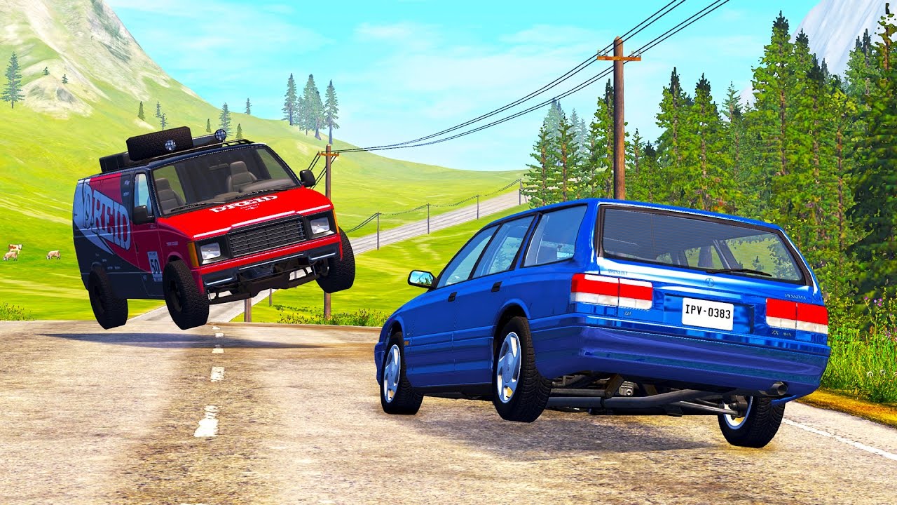 BeamNG Drive High Speed Crashes #59