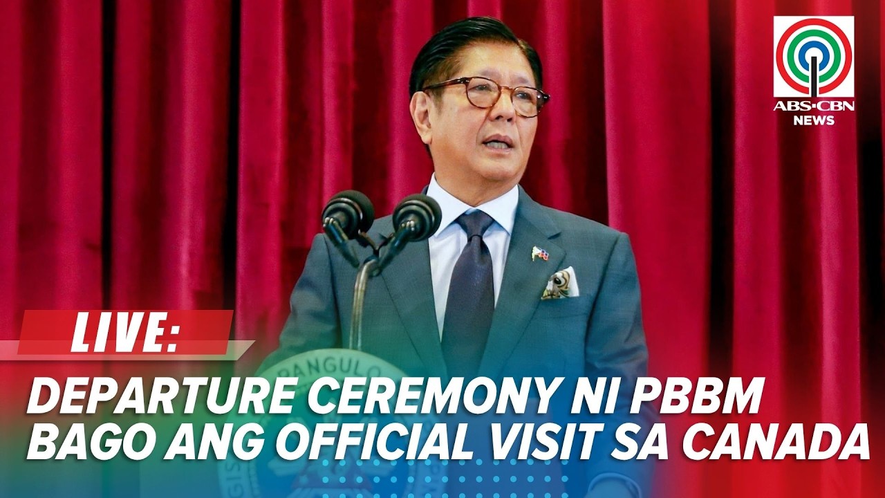 LIVE: President Marcos Jr. departs for official visit to Canada | July 1, 2026