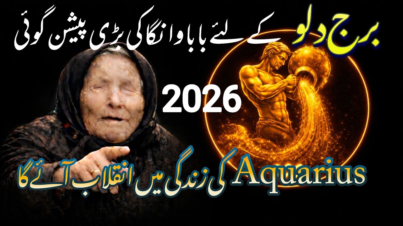 Baba Vanga Prediction 2026 for Aquarius ||  Life Changing Year || Syeda Khanam Bukhari 