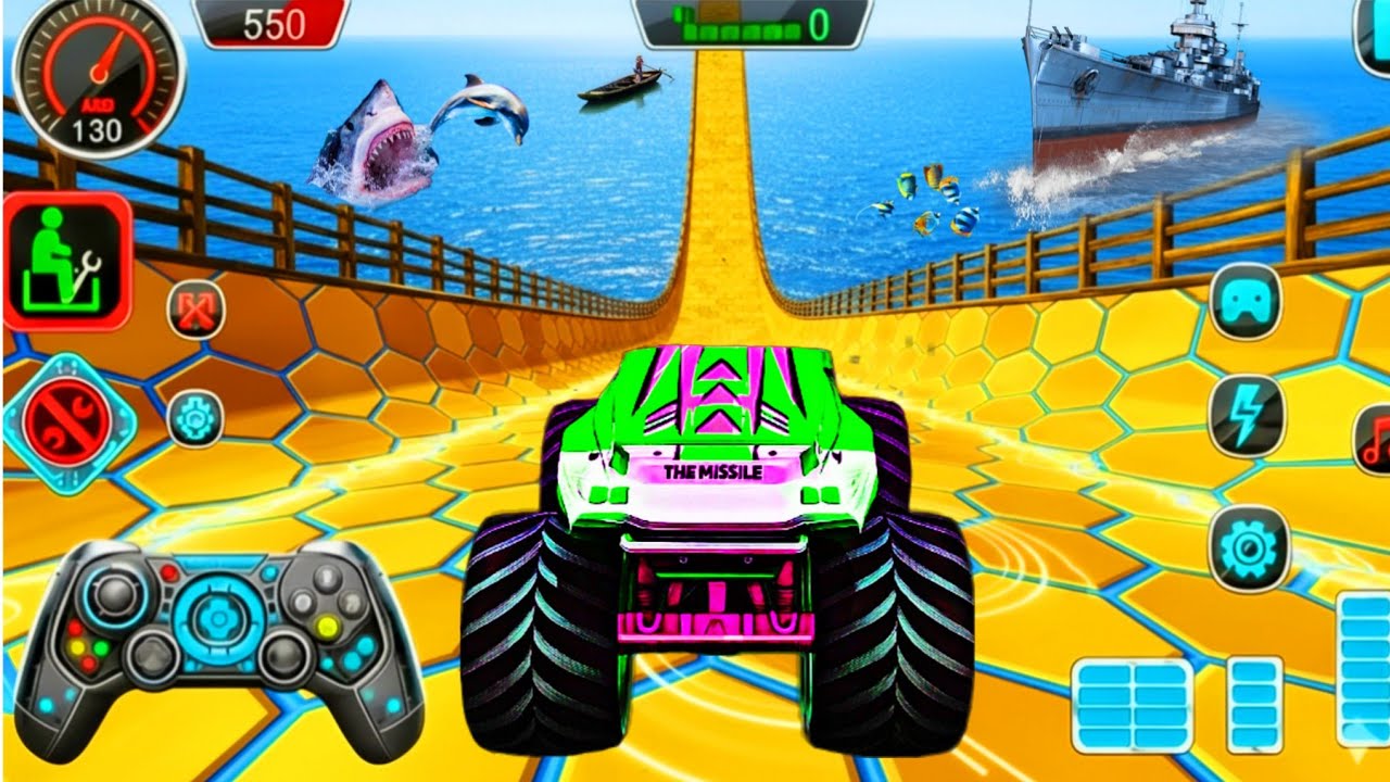 Flying Truck Racing Game: Sky-High Stunts! 🚗 For Toddlers#truckgame