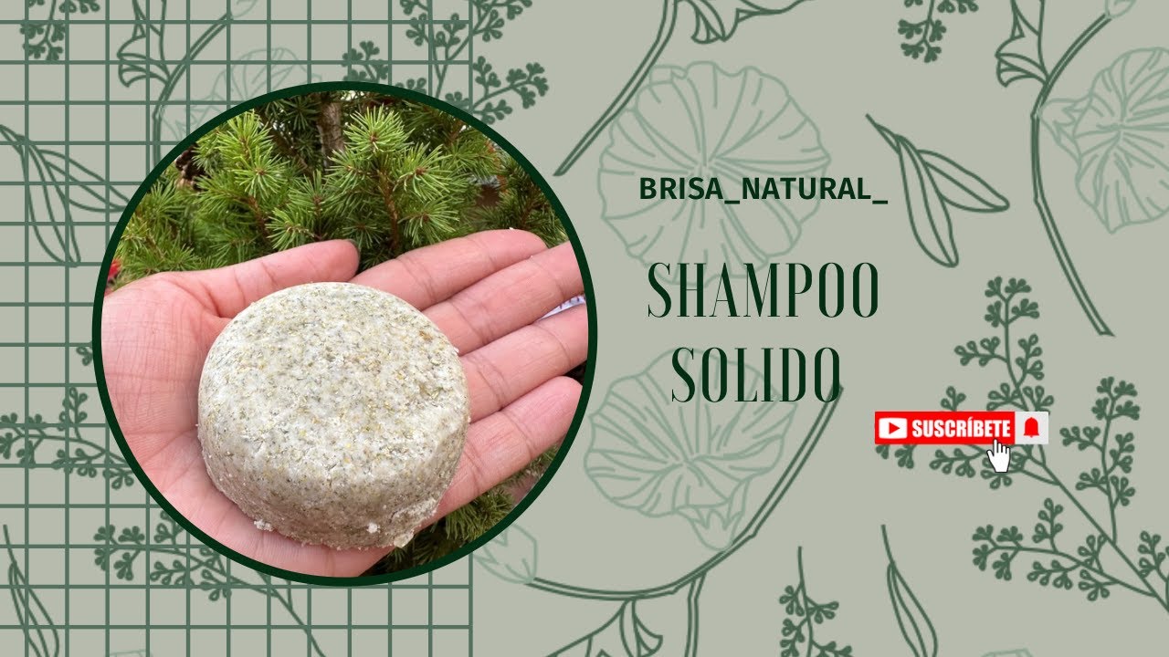 shampoo solido para todo tipo de cabello🌿🤍🌱 *Brisa natural*