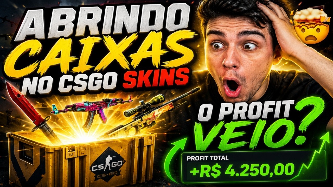 Abrindo Caixas no CSGO Skins o profit veio ?