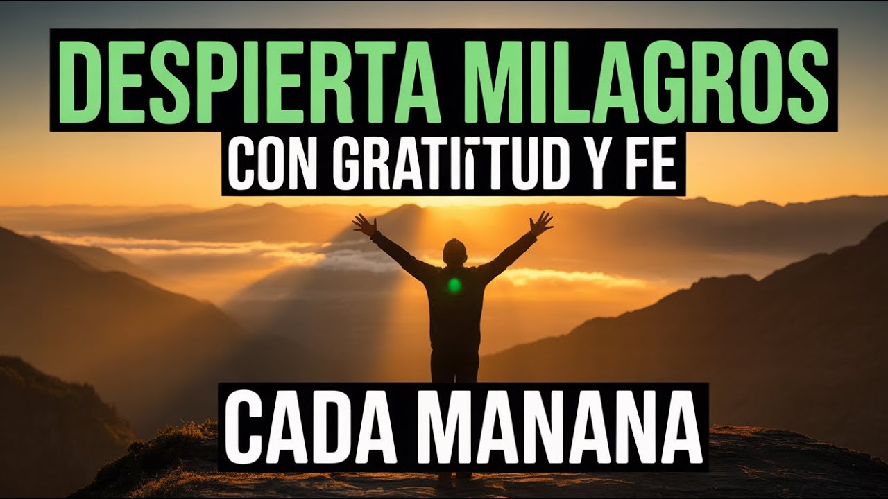 Oración Transformadora de Gratitud Matutina | Pide en Fe y Recibe Milagros en Tu Vida Sagrada