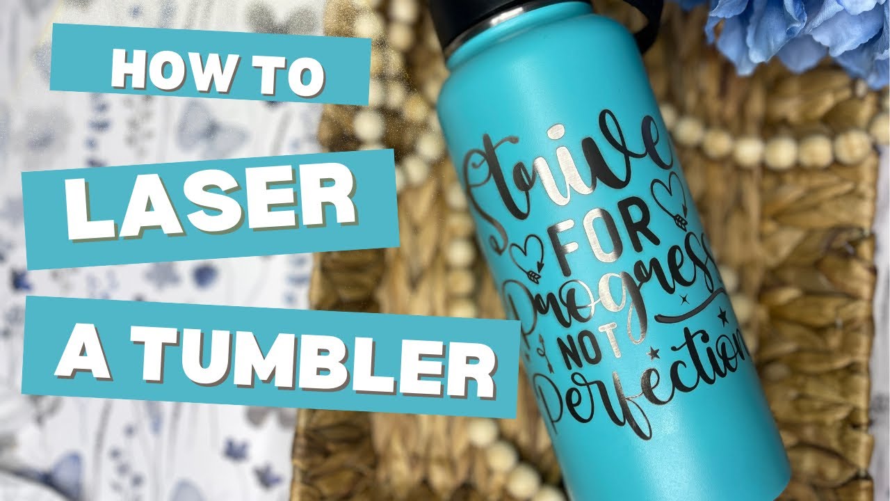 How to Laser a Tumbler l Makerflo Crafts Hydro Bottle l XTool  M1 10W l @makerflo