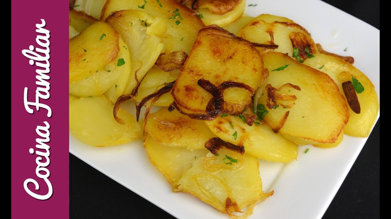 Como hacer patatas a lo pobre. Recetas de Javier Romero