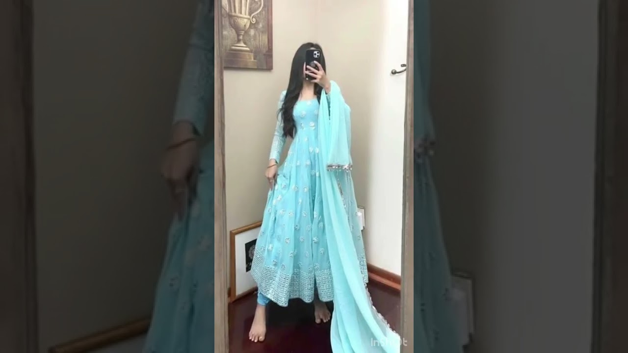 Sequence work #anarkali gown
