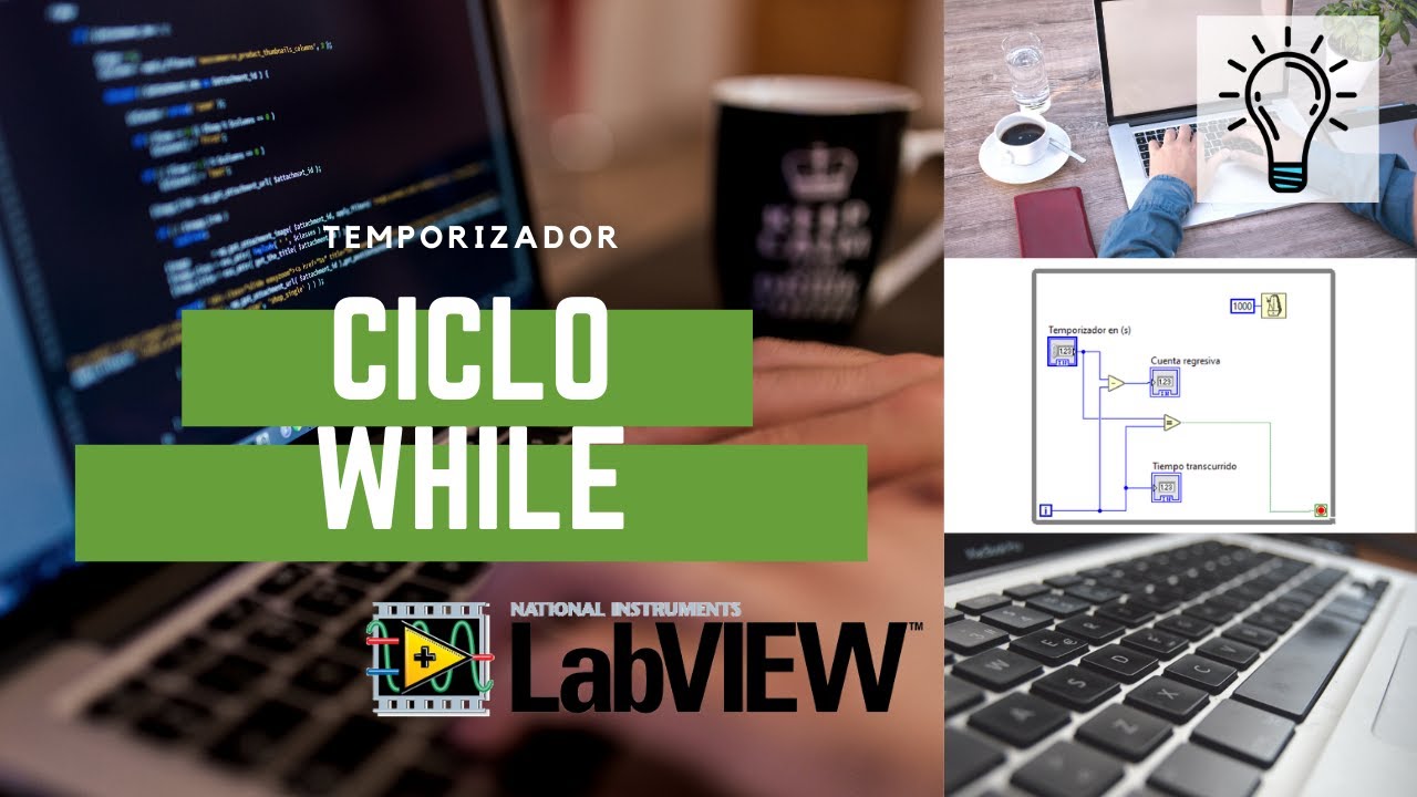 Estructura WHILE en LABVIEW - Temporizador - ¡Hazlo fácil!