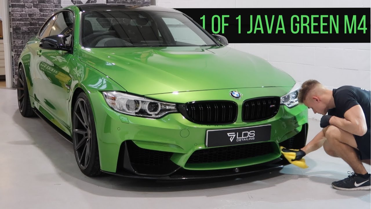 1 OF 1 JAVA GREEN BMW M4 Paint Correction & Ceramic Coating