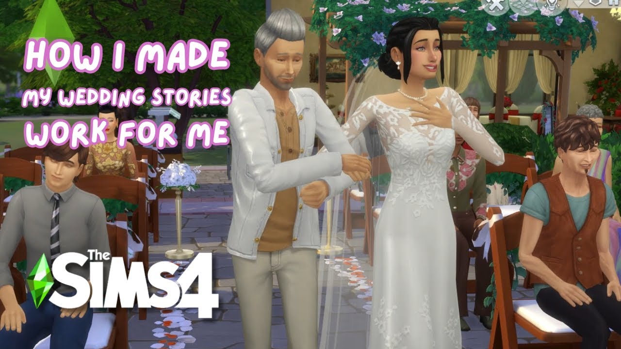 I tried to give my sims the best wedding using My Wedding Stories // The Sims 4