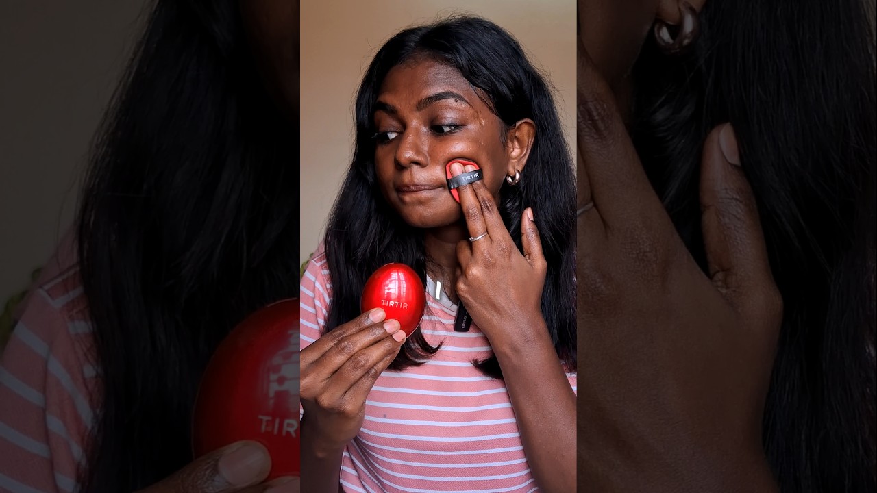🧚‍♀️ I tired viral *TIRTIR red Cushion foundation* 😭 51N Fudge 