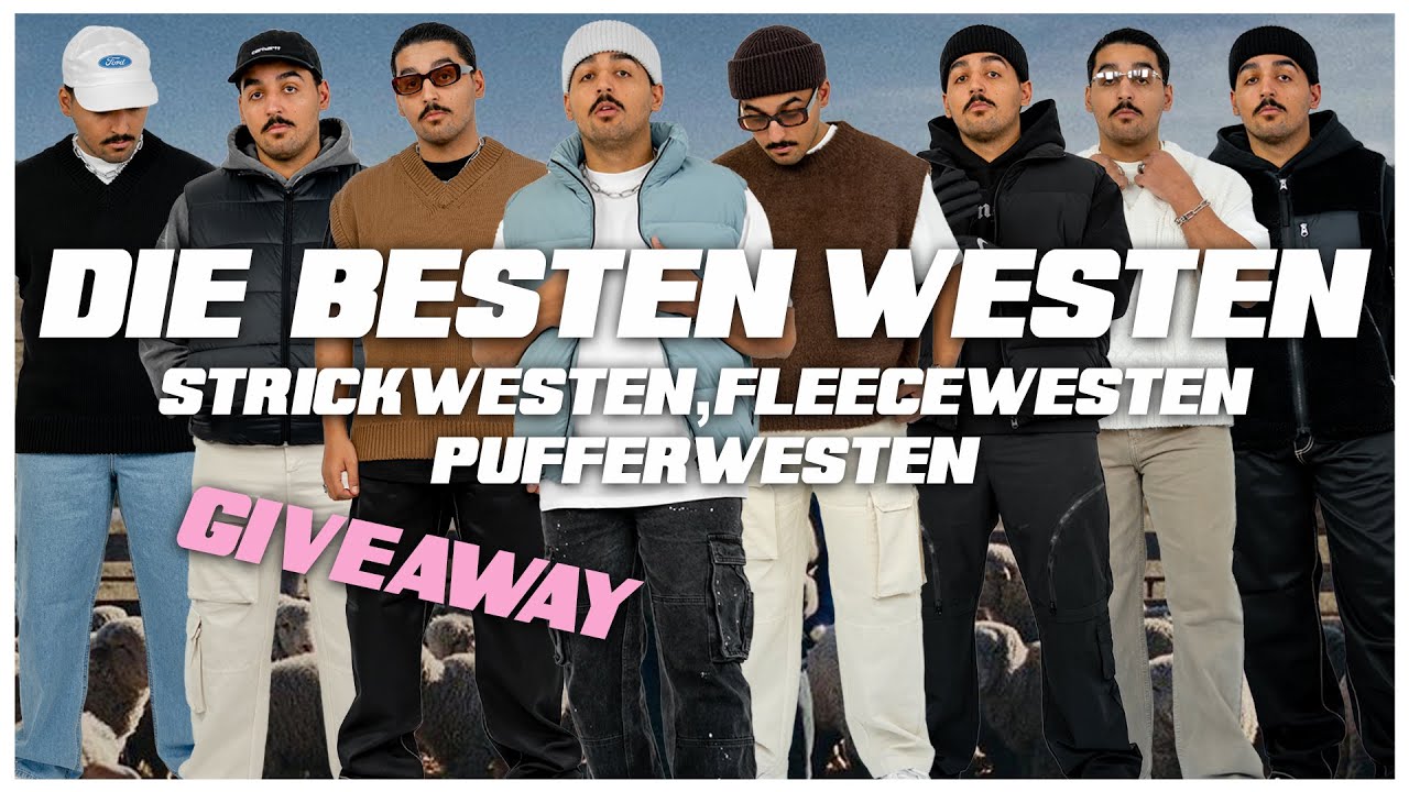 Die besten Westen unter 80&euro; |&nbsp;XXL Westen Special: Strick-, Fleece- & Pufferwesten | inkl. Giveaway