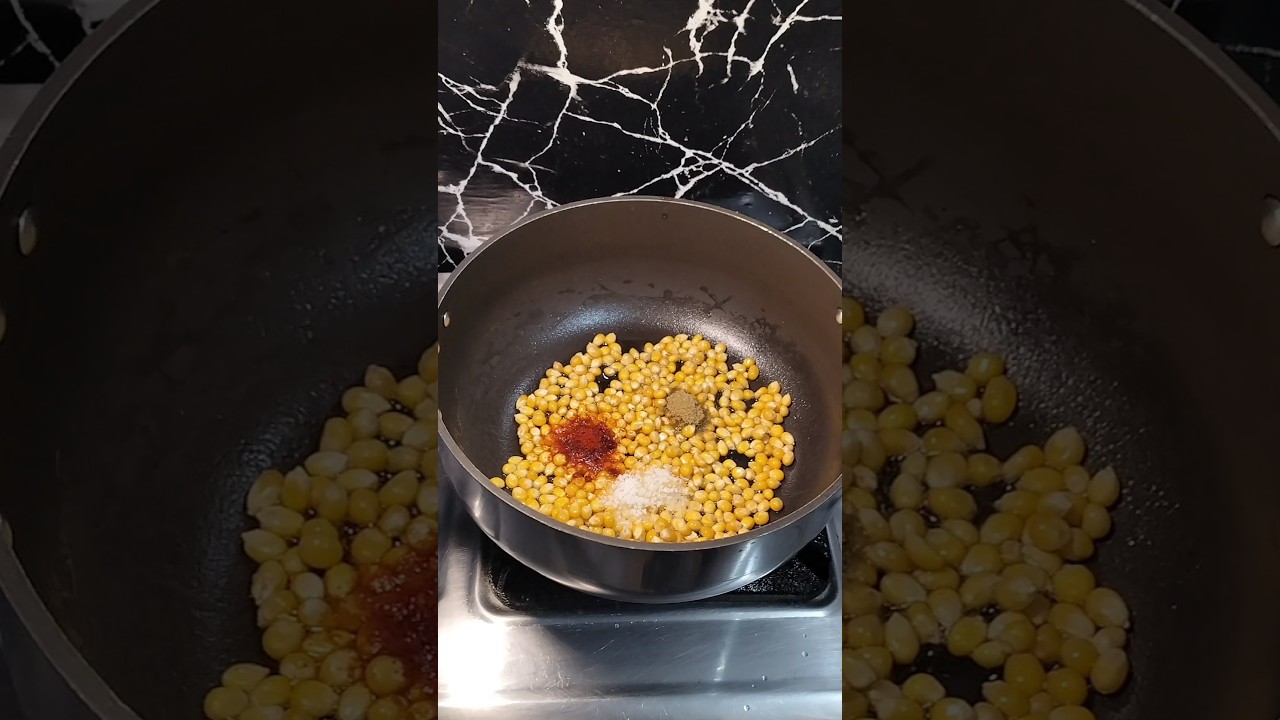 Homemade Masala Popcorn Recipe ll How to make popcorn #youtubeshorts #recipe #food  #popcorn
