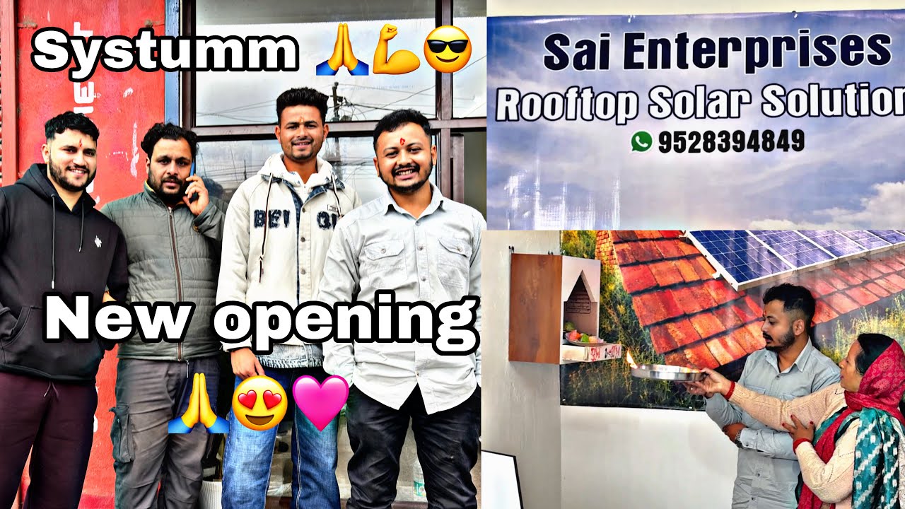 Dost ने ki new opening rooftop solar का काम चम्पावत में sai enterprises सेवा का अवसर दे 😍🩷💪🙏