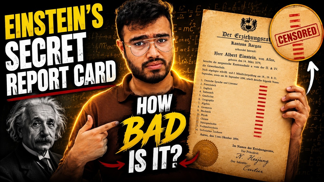 I Found Einstein's REAL Report Card - The Truth Shocked Me