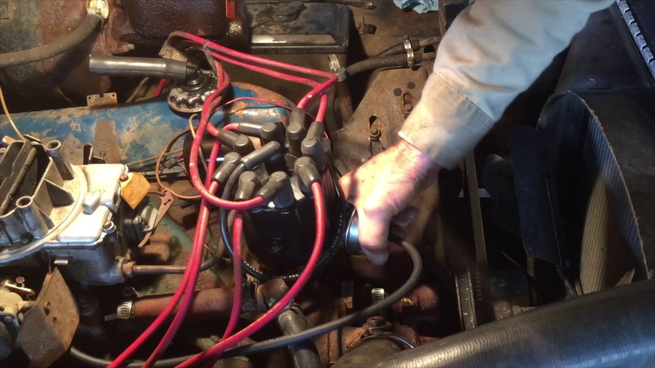 Pertronix Distributor Flame Thrower II Install - Ford 360 - 1972 F250