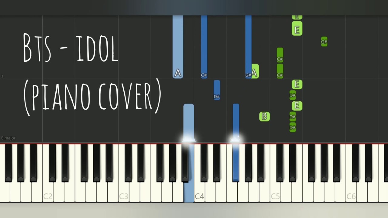 BTS - IDOL 방탄소년단 | Piano Pop Song Tutorial  Sheet Music