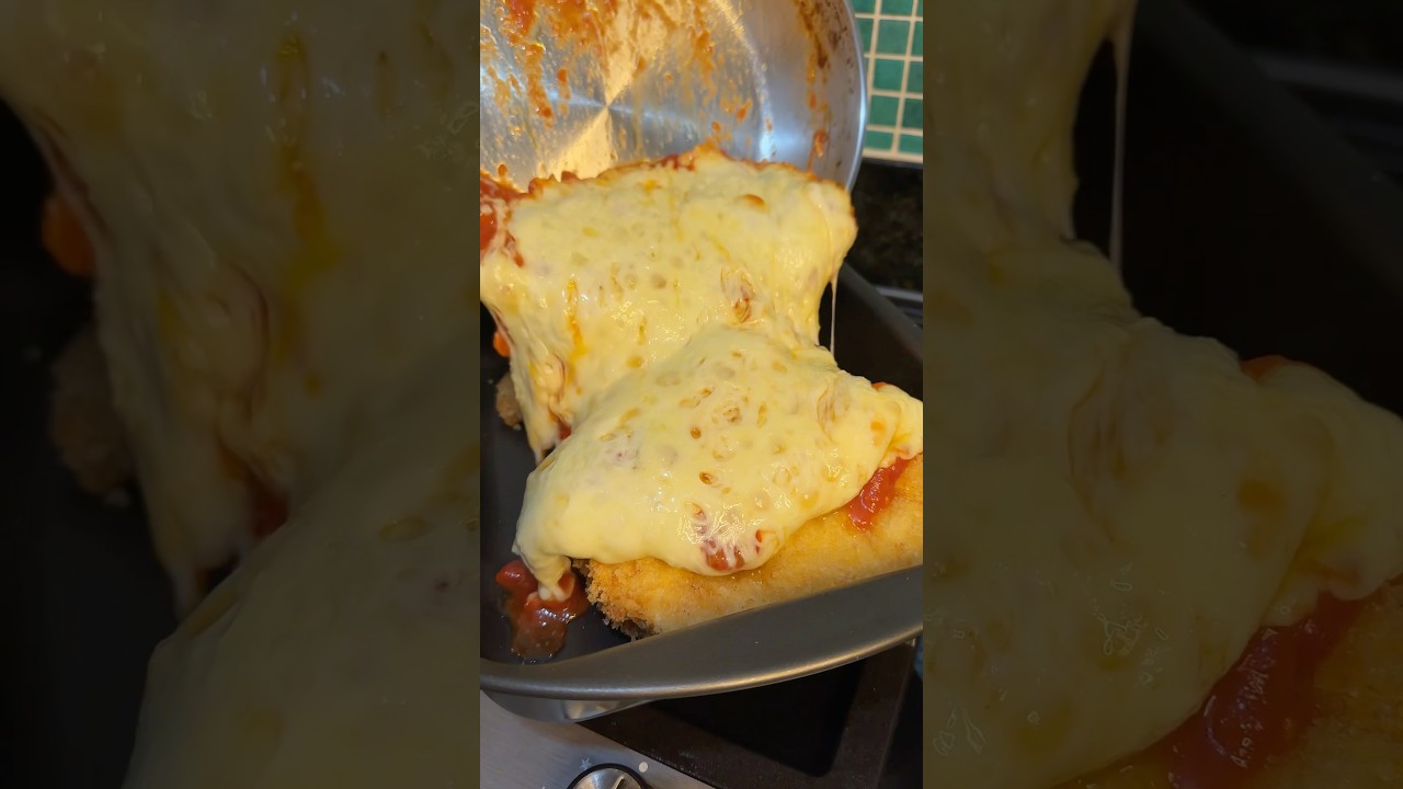 Parmegiana de Frango 🧀🍗 #parmegiana #receitas #receita