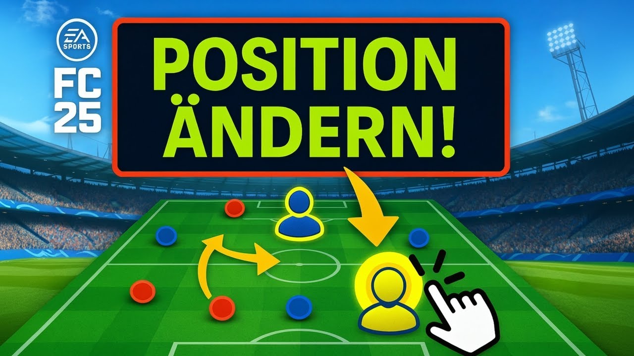 POSITION &Auml;NDERN IM FC 25 KARRIEREMODUS 🔁 SO FUNKTIONIERT ES!