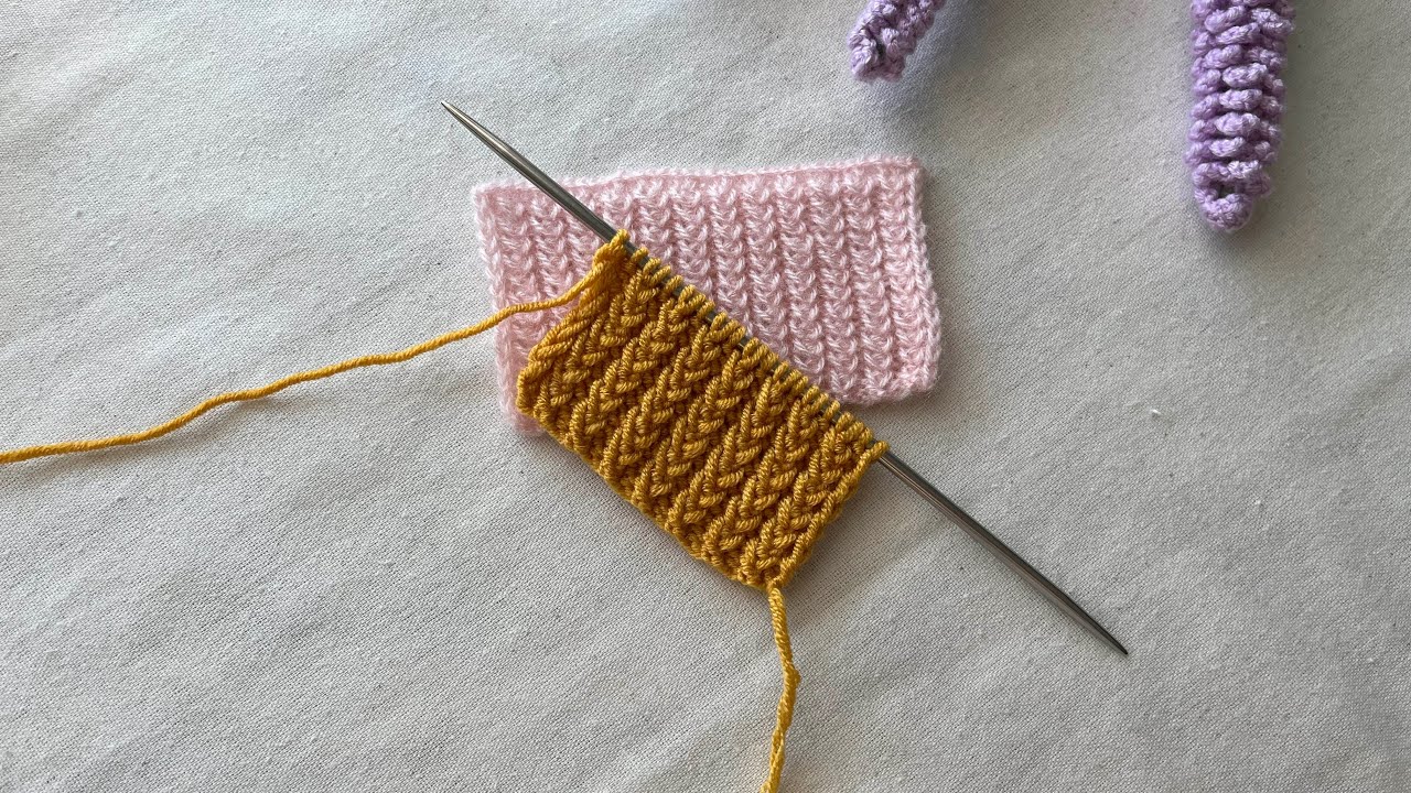 Farklı gösterişli lastik örgü #handmade #knit #ootd #baby #