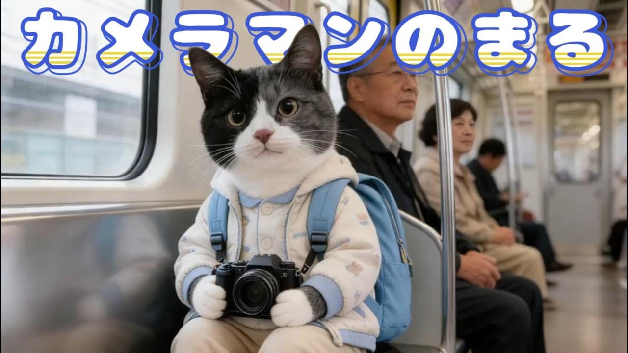 新しい体験！今日はカメラマンとして働くまるの一日に密着🐱📷