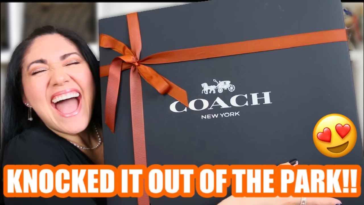 The PERFECT Fall Bag! Coach Handbag Unboxing!