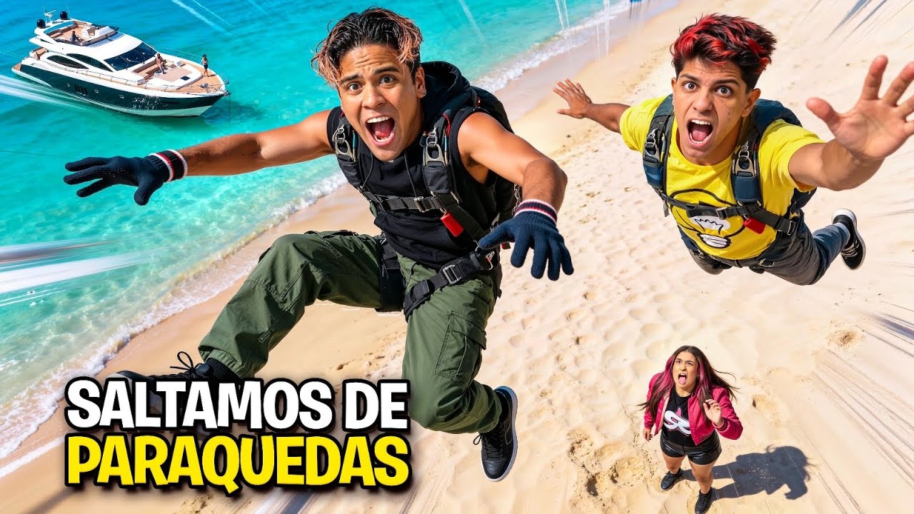 ERA PRA SER UM DIA DE PARAQUEDAS, MAS… * deu tudo errado