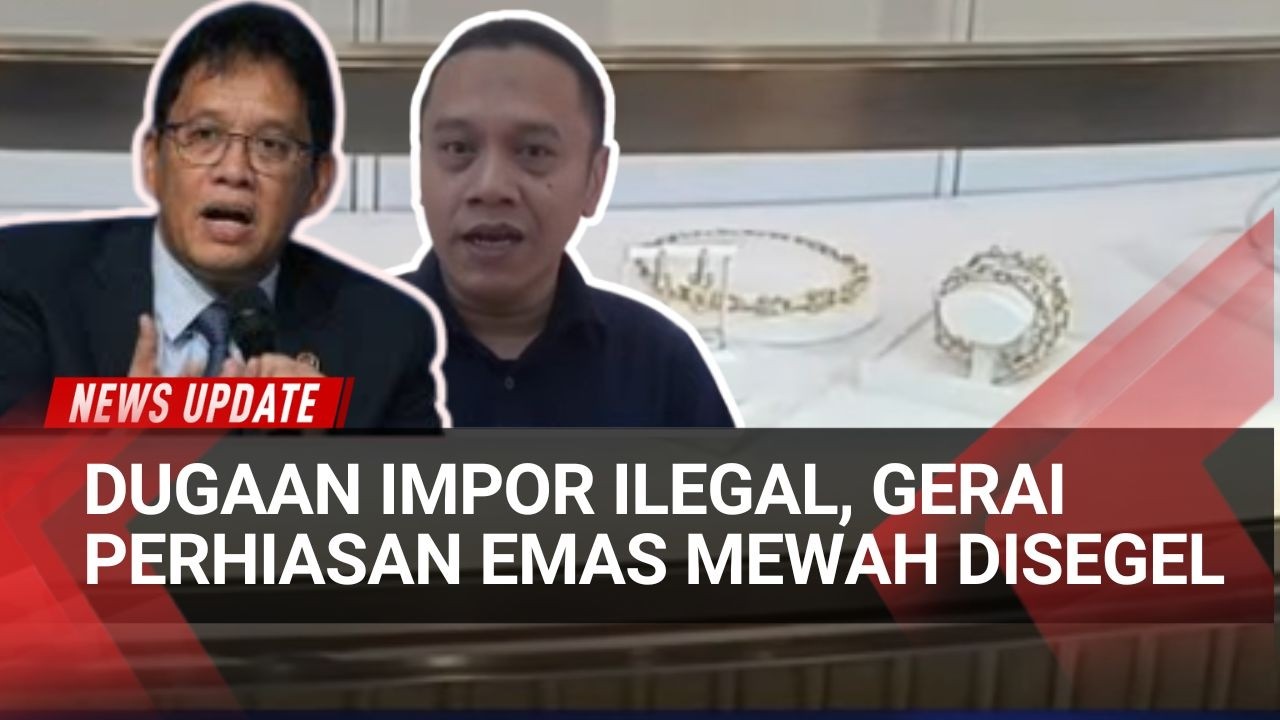 Tiga Gerai Perhiasan Mewah Disegel, Terancam Denda 1000%