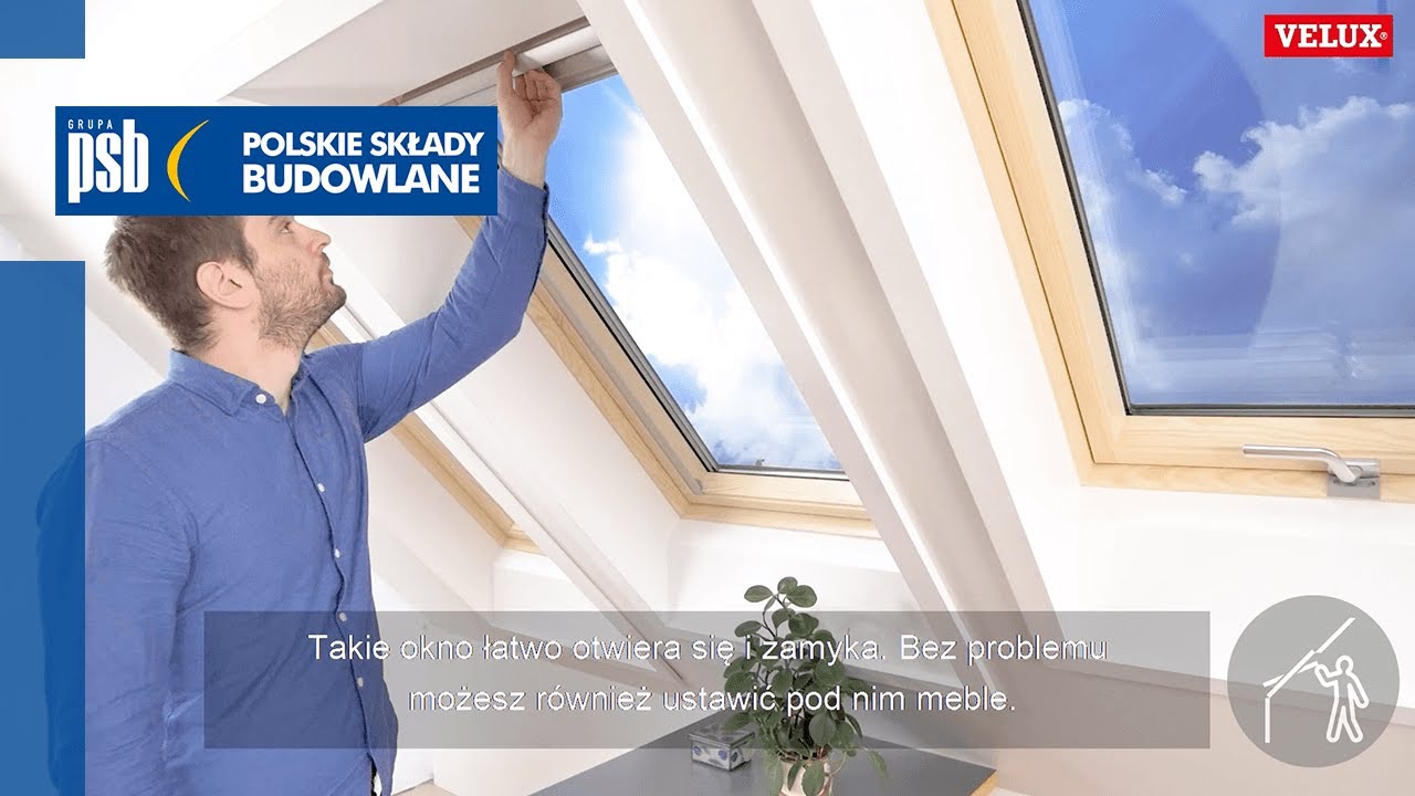 Wyb&oacute;r okna z g&oacute;rnym lub dolnym otwieraniem - Velux