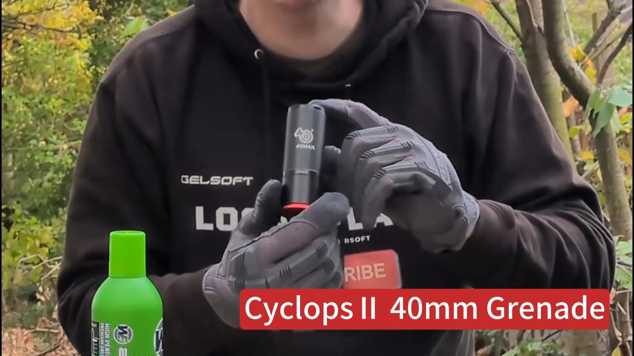 CyclopsⅡ 40mm Grenade Review | Adjustable Power Airsoft Shell