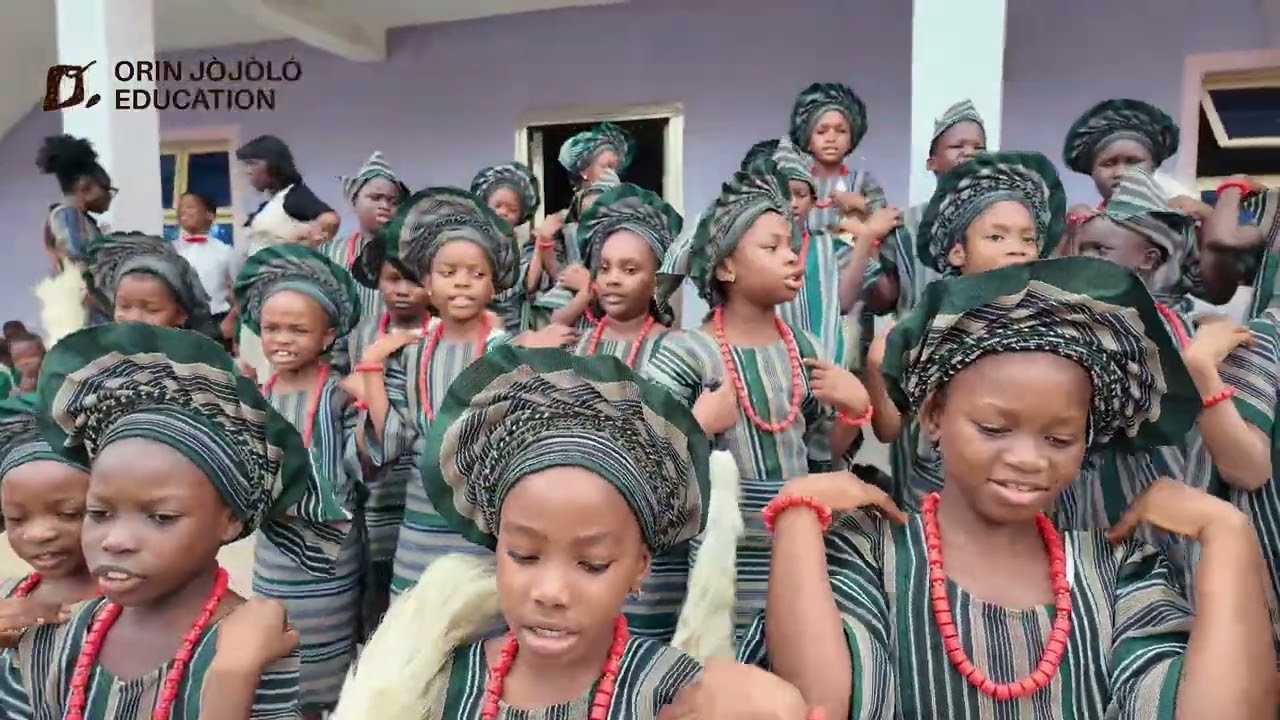 When Nigerian Kids Perform Yoruba Music in Aso-Oke… 🔥