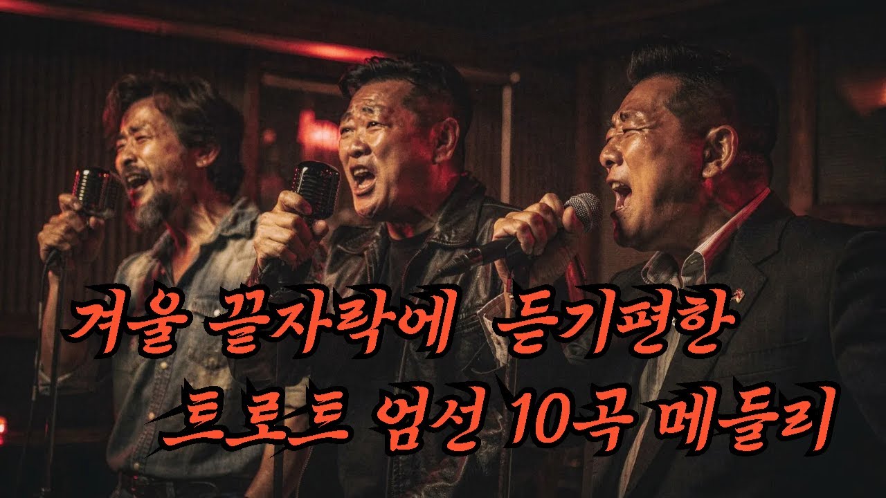 겨울끝자락에 듣기 편한 트로트 엄선 10곡 메들리 #트로트 #전통가요 #시니어 #노래 #트롯 #겨울노래 #겨울트로트