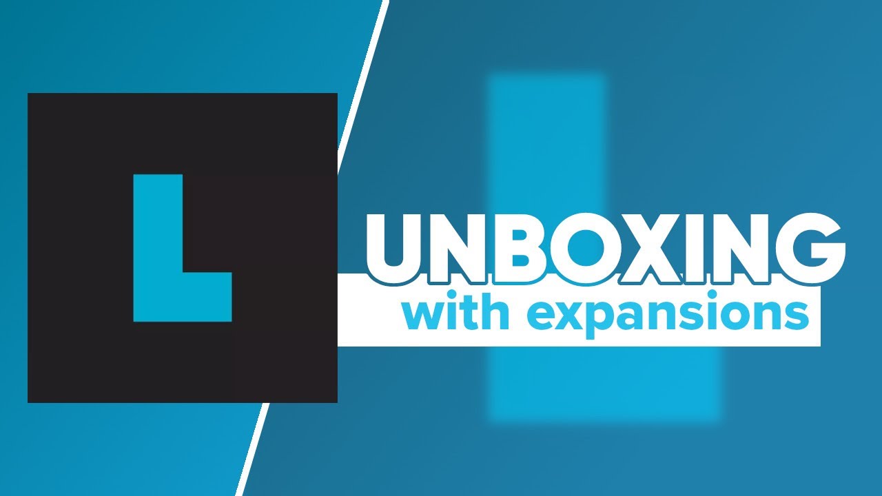 Project L Kickstarter Edition and Expansions Unboxing and Reboxing  | @boardcubator