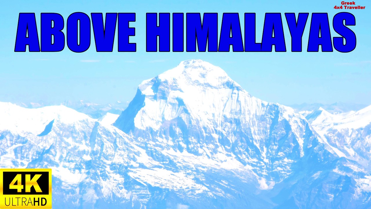 FLIGHT ABOVE THE HIMALAYAS | STUNNING CINEMATIC 4K AERIAL JOURNEY