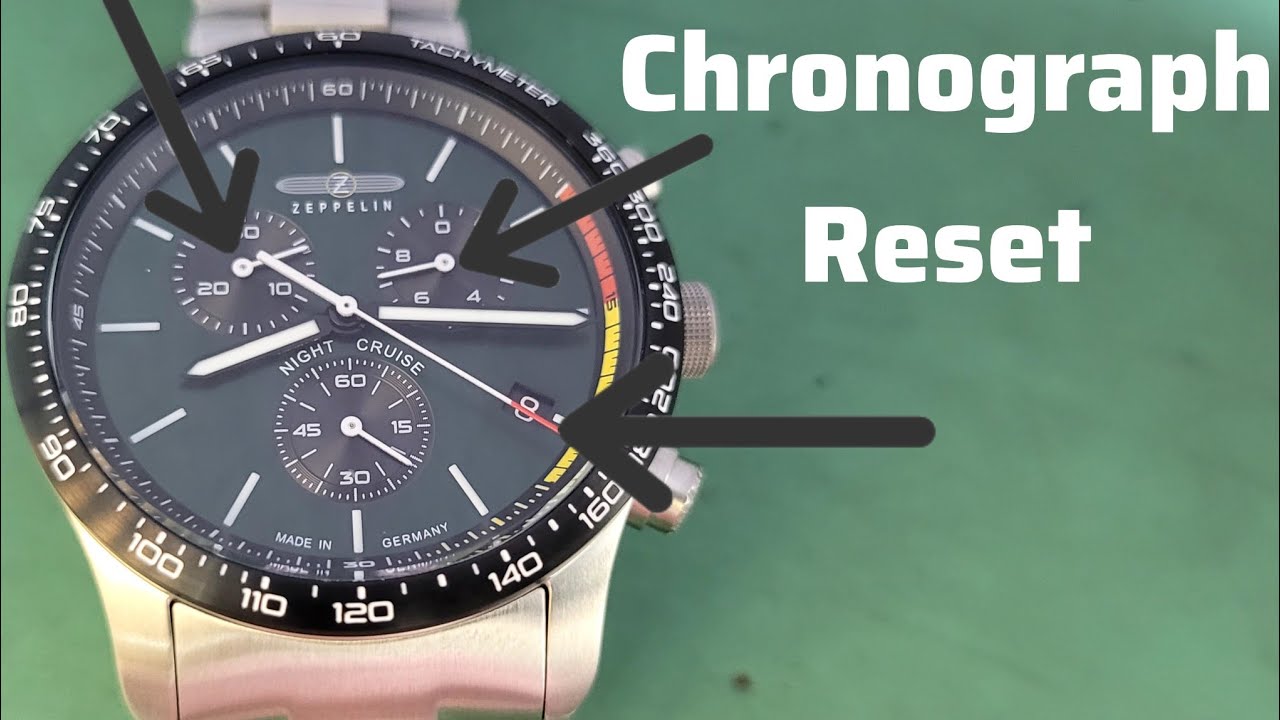 ZEPPELIN Night Cruise 7288 RESET Chronograph Hands