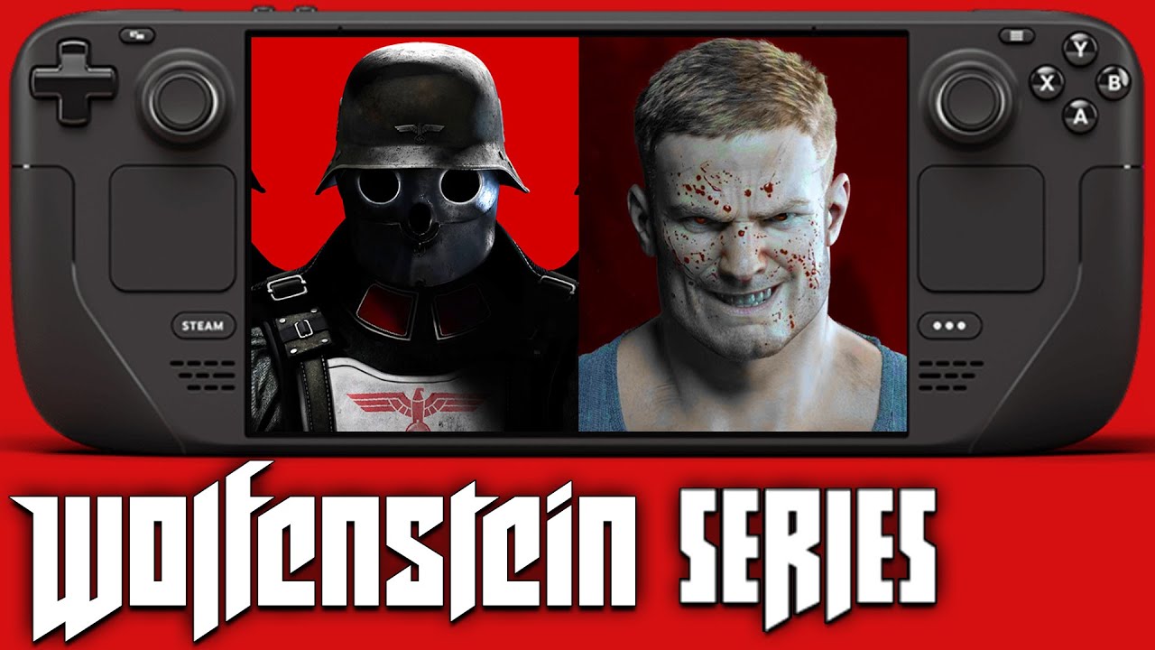 Wolfenstein Franchise on LCD Steam Deck is INCREDIBLE - 60 FPS Goodness? - The New Order - 2