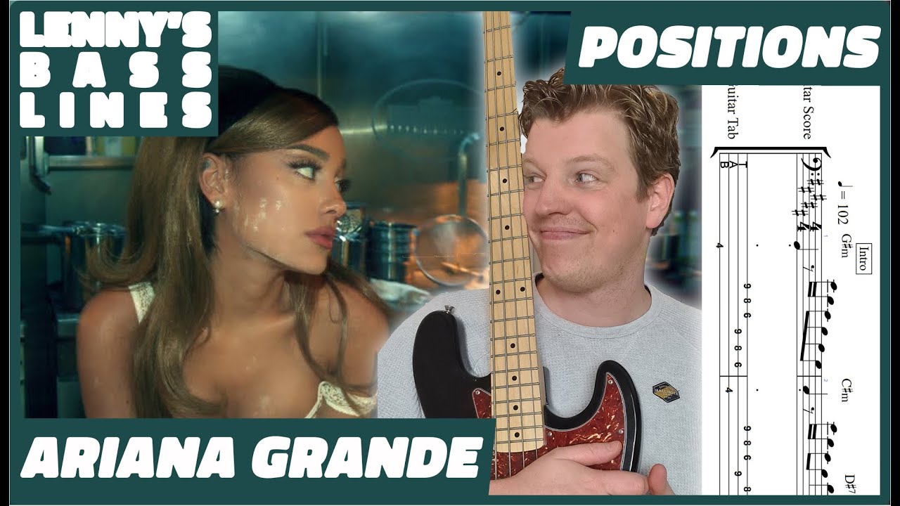 Ariana Grande - Positions - Bass Line - Score - Tabs - Cover