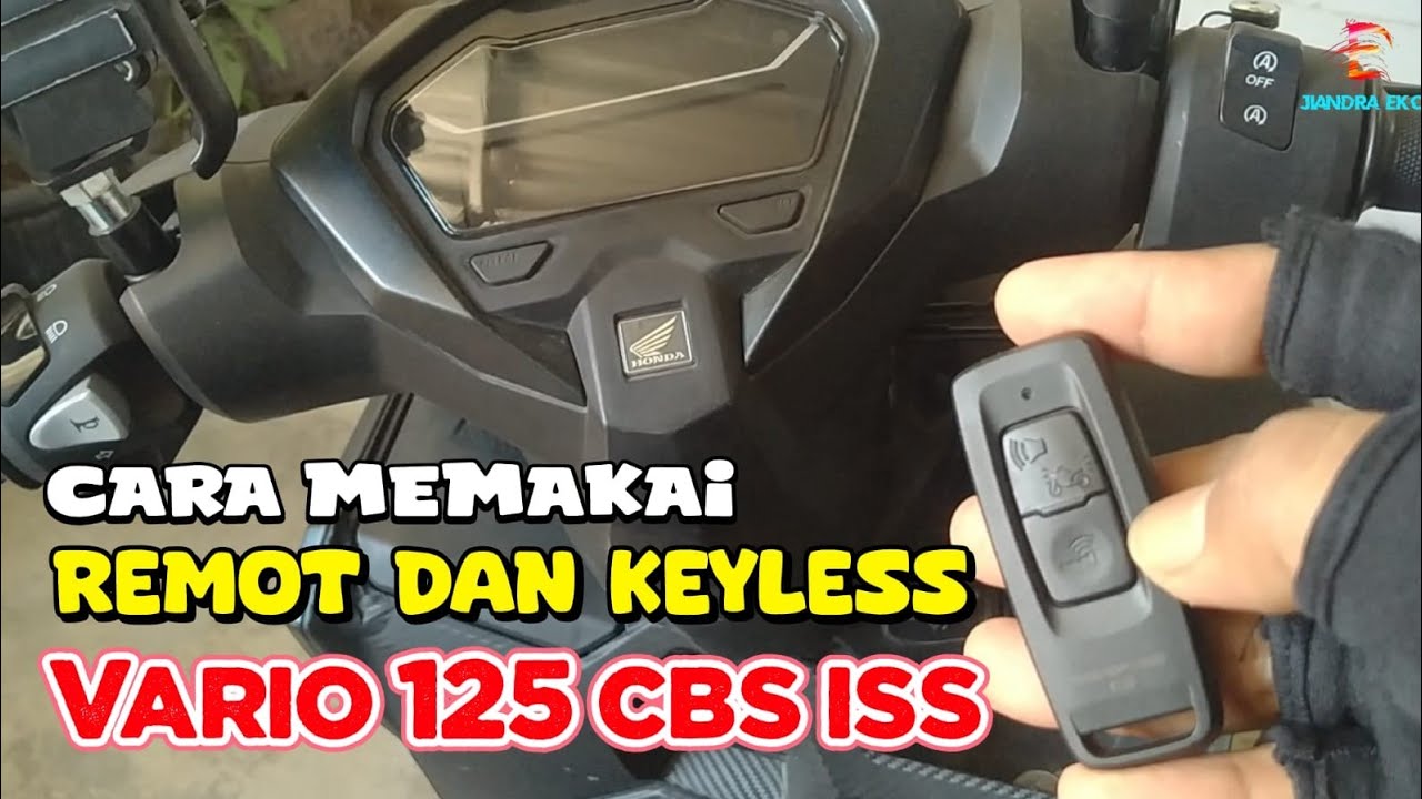 Cara memakai remot keyless Vario125 2024 ||Honda matic