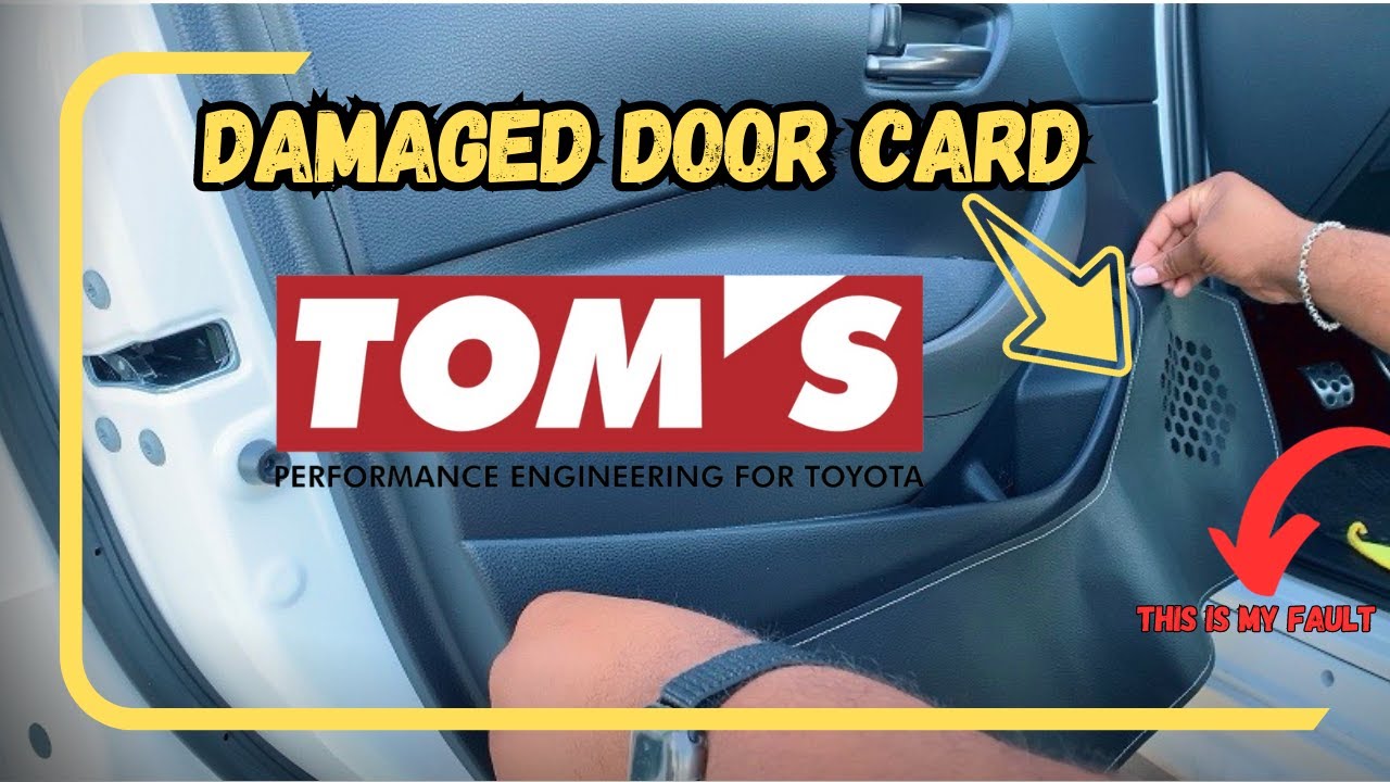 Защитная накладка на пороги Tom's Racing | Установка GR Corolla