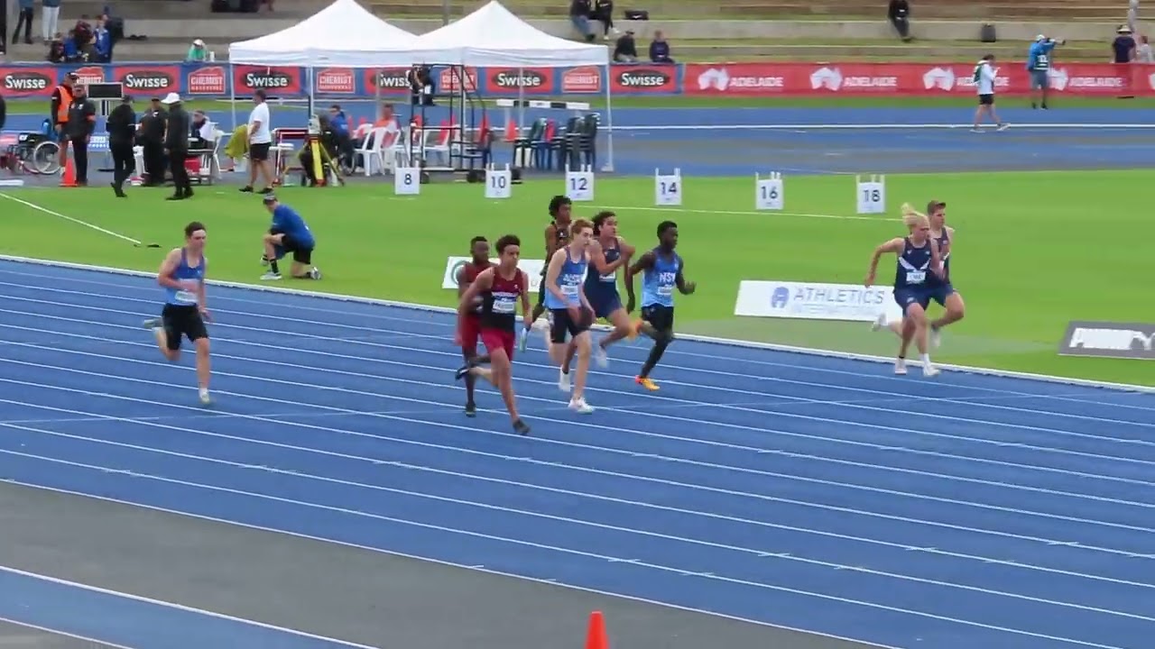 200m U16 Men Final, 2024 Australian Championships, Adelaide 19 April 2024