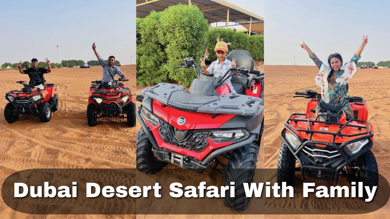 Dubai Desert Safari with Family | 4x4 Land Cruiser Dune Bashing, Quad Biking, Live Shows & Dinner