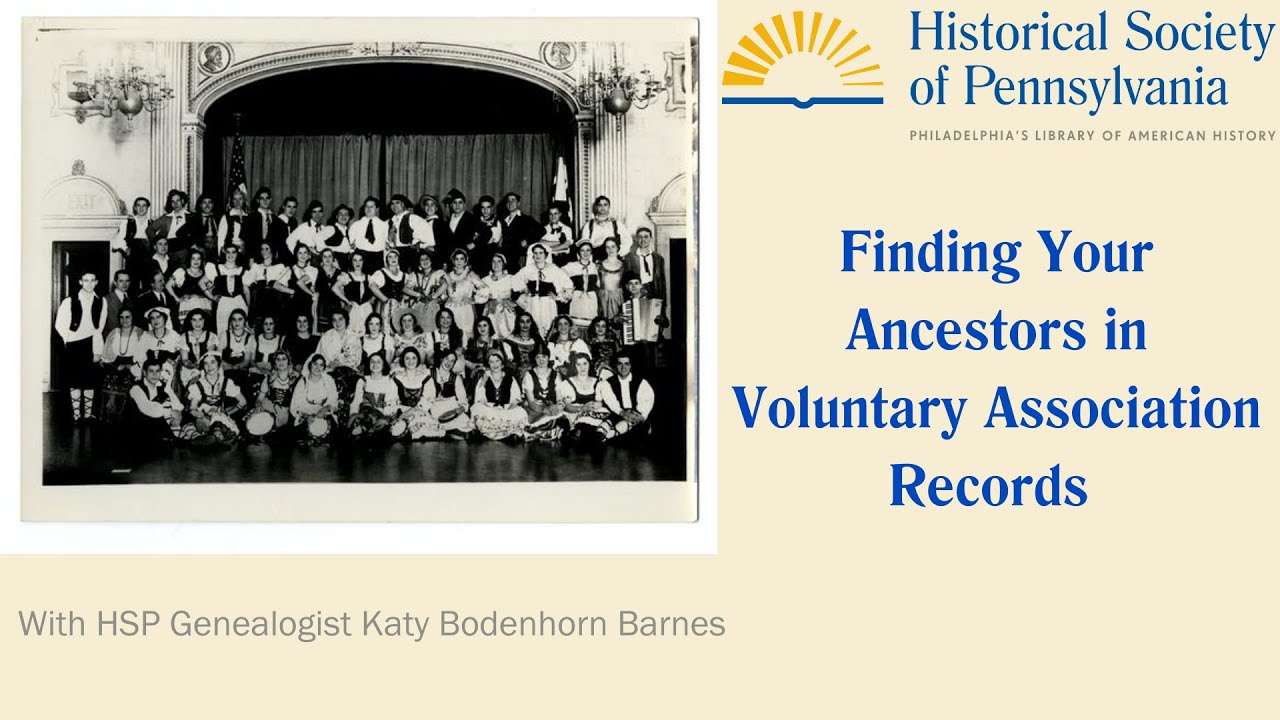 Finding Your Ancestors in Voluntary Association Records