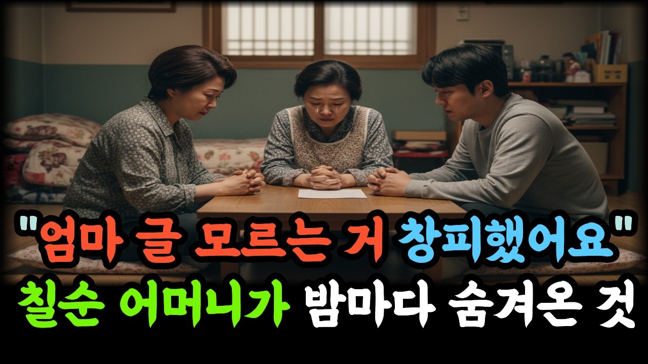 ❤️칠순 어머니 가방속 연필 한 자루 