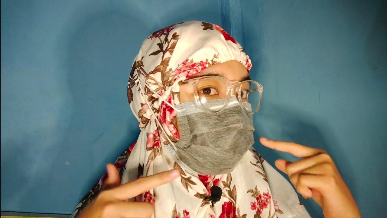 Cara pakai masker hijab yang bener untuk menghadapi NEW NORMAL