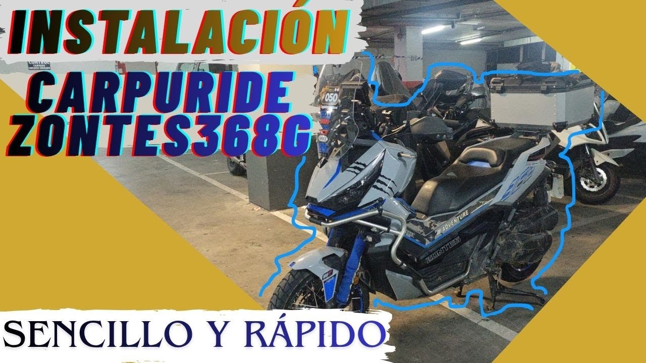 INSTALACIÓN Y MONTAJE DEL CARPURIDE EN LA ZONTES 368G (fácil y rápido de montar)
